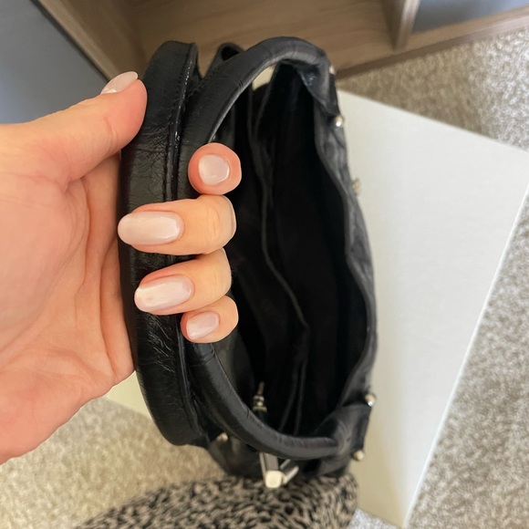 Mattioli Leather Black Reptile Handbag - Picture 7 of 16